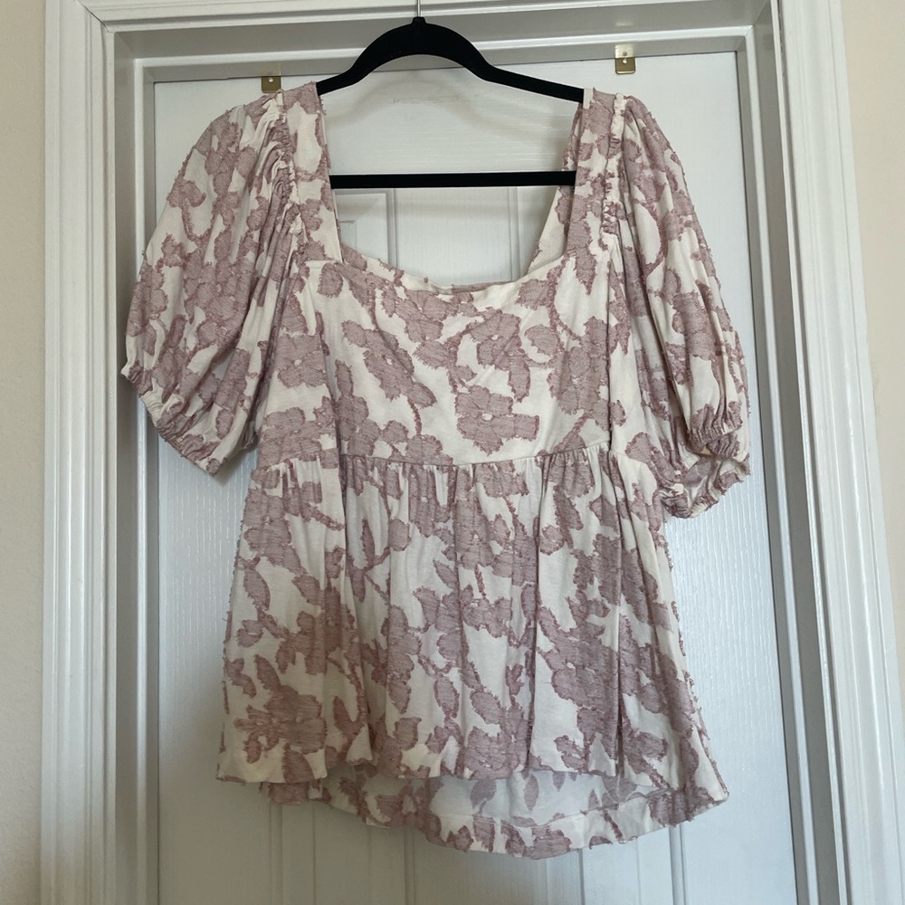 Anthropologie Maeve Embroidered Top